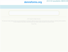 Tablet Screenshot of demreforms.org